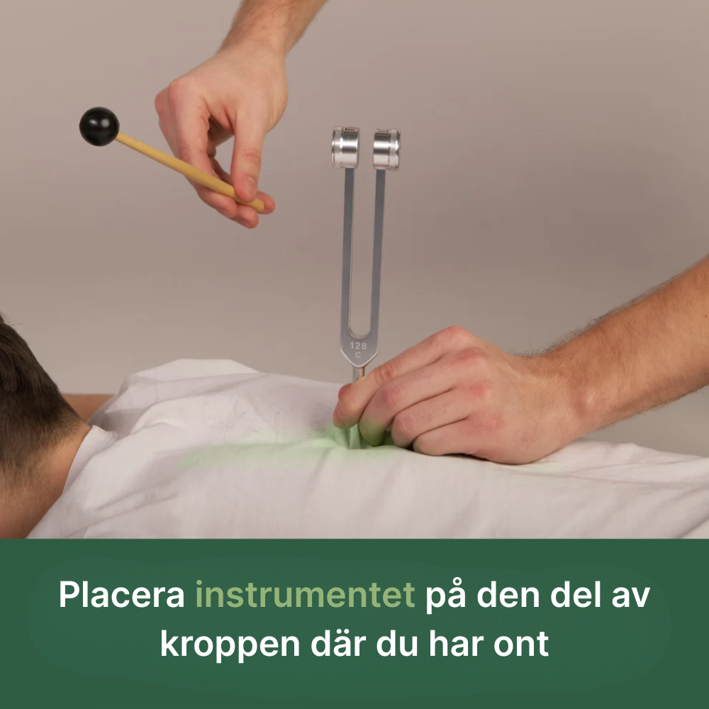 128 Hz Stämgaffel för smärtlindring